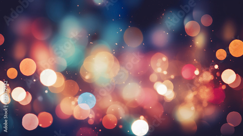 The background was a defocused, colourful blend of glowing light and blurred bokeh, creating an abstract display of bright, Christmas colours.light,bokeh, blurred,abstract, bright,background,