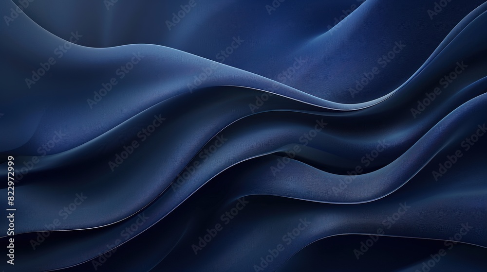Obraz premium Deep navy blue with a smooth gradient