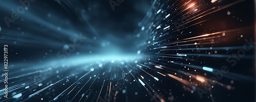 Digital background for advanced technological operations, neural networks, AI, data transmission, encryption, digital archives, audio and visual representations, scientific research and etc