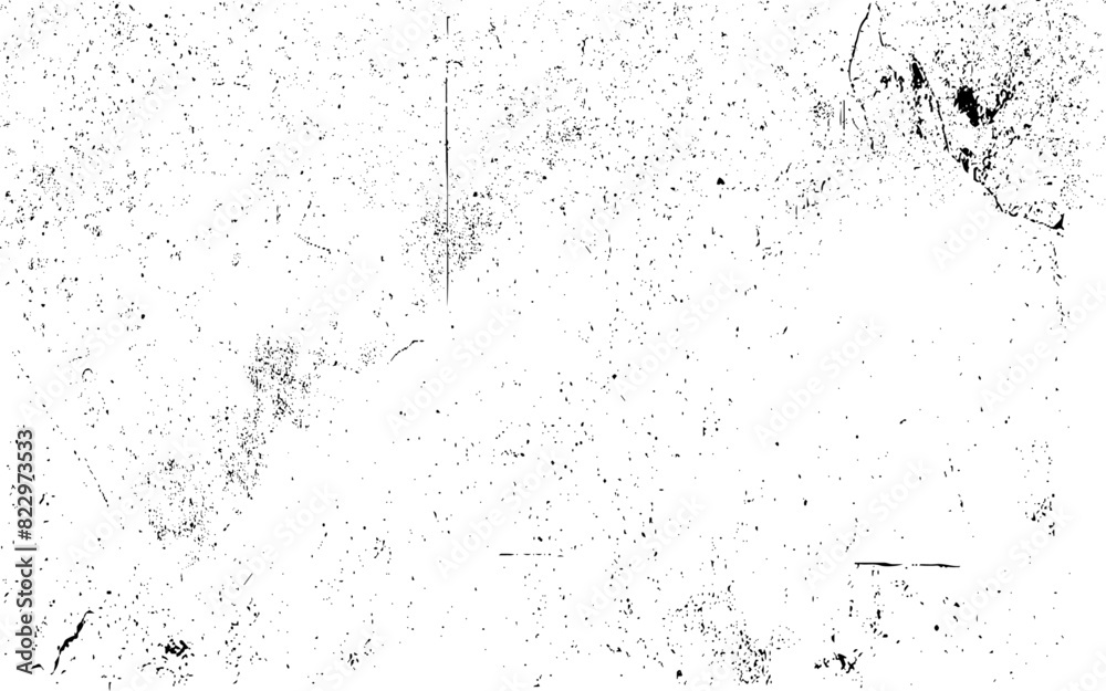 Black grainy texture isolated on white background. Distress overlay textured. Hand crafted vector texture. Abstract background. Scattered black pepper. Grunge design elements. Vector illustration