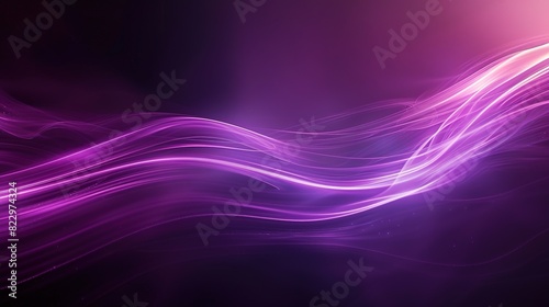 Deep purple background with subtle light streaks photo