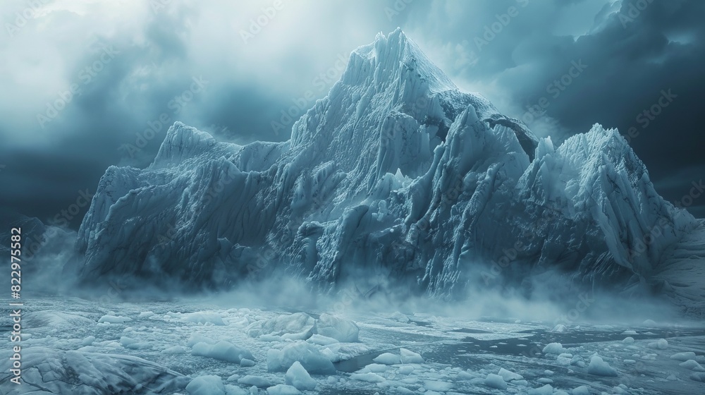 Fantasy of a glacier freeze Fantasy of a glacier freeze