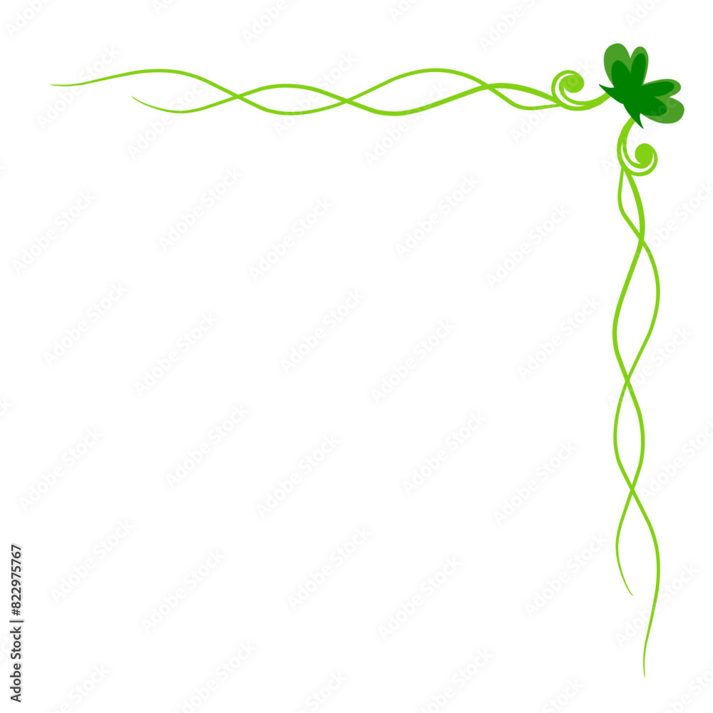 Clover Leaf Frame Decoration Clover Leaf Frame Decoration
