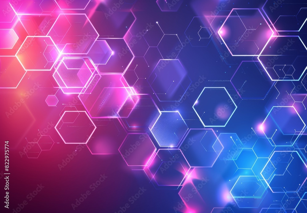 abstract background with hexagons abstract background with hexagons