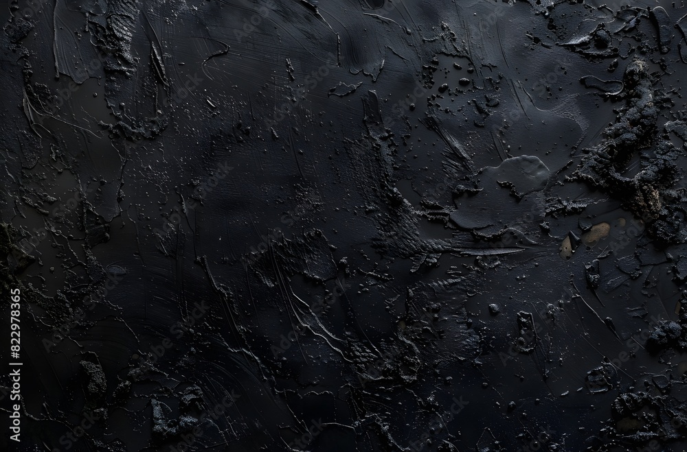 Fototapeta premium Black Background with Dark Grunge Texture for Design