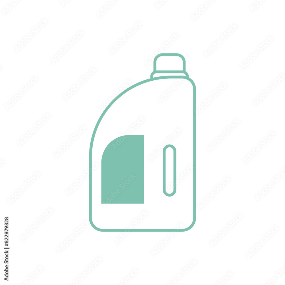 Flat detergent icon symbol vector Illustration. Flat detergent icon symbol vector Illustration.
