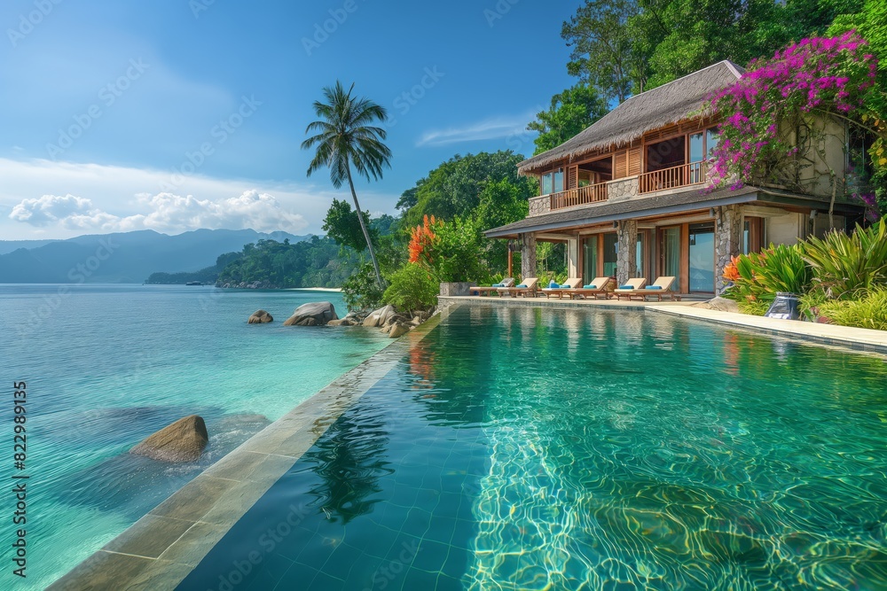 Luxury Beachfront Villa with Infinity Pool
