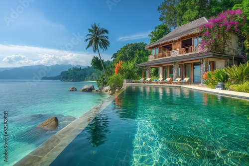 Luxury Beachfront Villa with Infinity Pool  © Rumpa