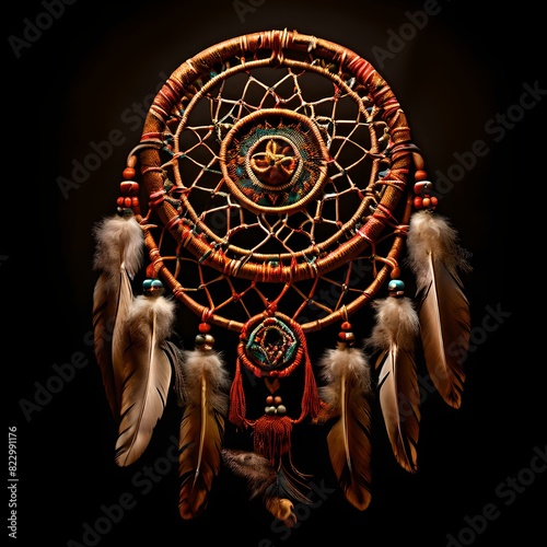 Native American cultural objects: dream catcher photo