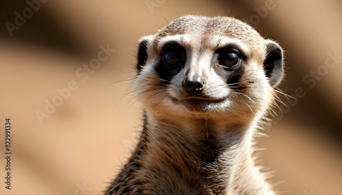 A Meerkat With A Contented Look On Its Face Upscaled 2