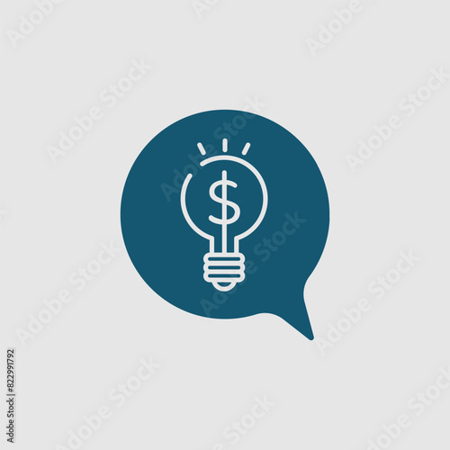 Vector graphic of a dollar sign icon, illustration sign and symbol for finance and profitability