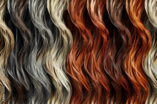 Seamless Hair Textures with Realistic Variation Patterns for Dynamic Designs