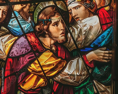 The martyrdom of early saints each story told with dignity and grace immortalized in the vivid storytelling of stained glass