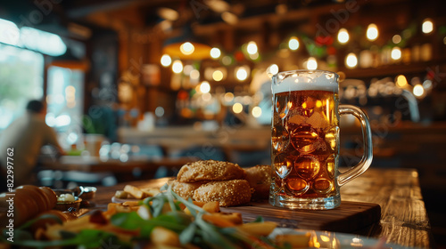 delicious food and beer, food photography