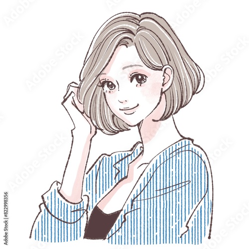 女性・女の子のイラスト素材