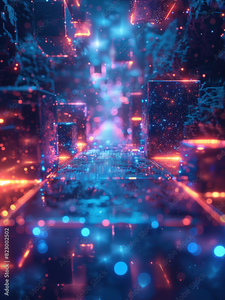 Tech Matrix Computer Backgrounds, Futuristic Desktop Wallpapers, Robot Electronics Desktop Images, Technology Theme Bundle, Abstract Digital Backgrounds, Suitable for Web with Technological Abstract I