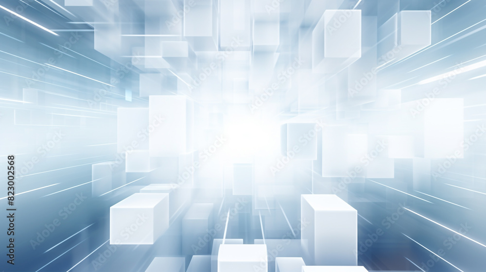 Fototapeta premium white or soft blue Futuristic abstract empty Background.