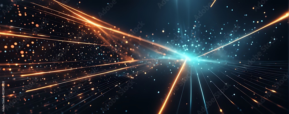 Obraz premium Digital background for advanced technological operations, neural networks, AI, data transmission, encryption, digital archives, audio and visual representations, scientific research and etc