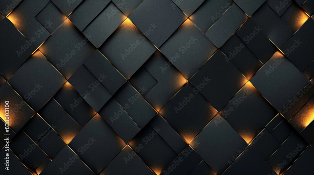 Abstract Luxury background with golden lines on dark modern black backdrop black square background. Abstract Luxury background with golden lines on dark modern black backdrop black square background.