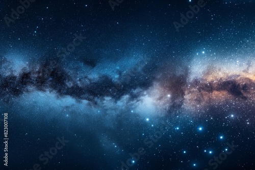 A cosmic gradient of deep space blue to starlight white  evoking the expanse of the galaxy. 32k  full ultra hd  high resolution