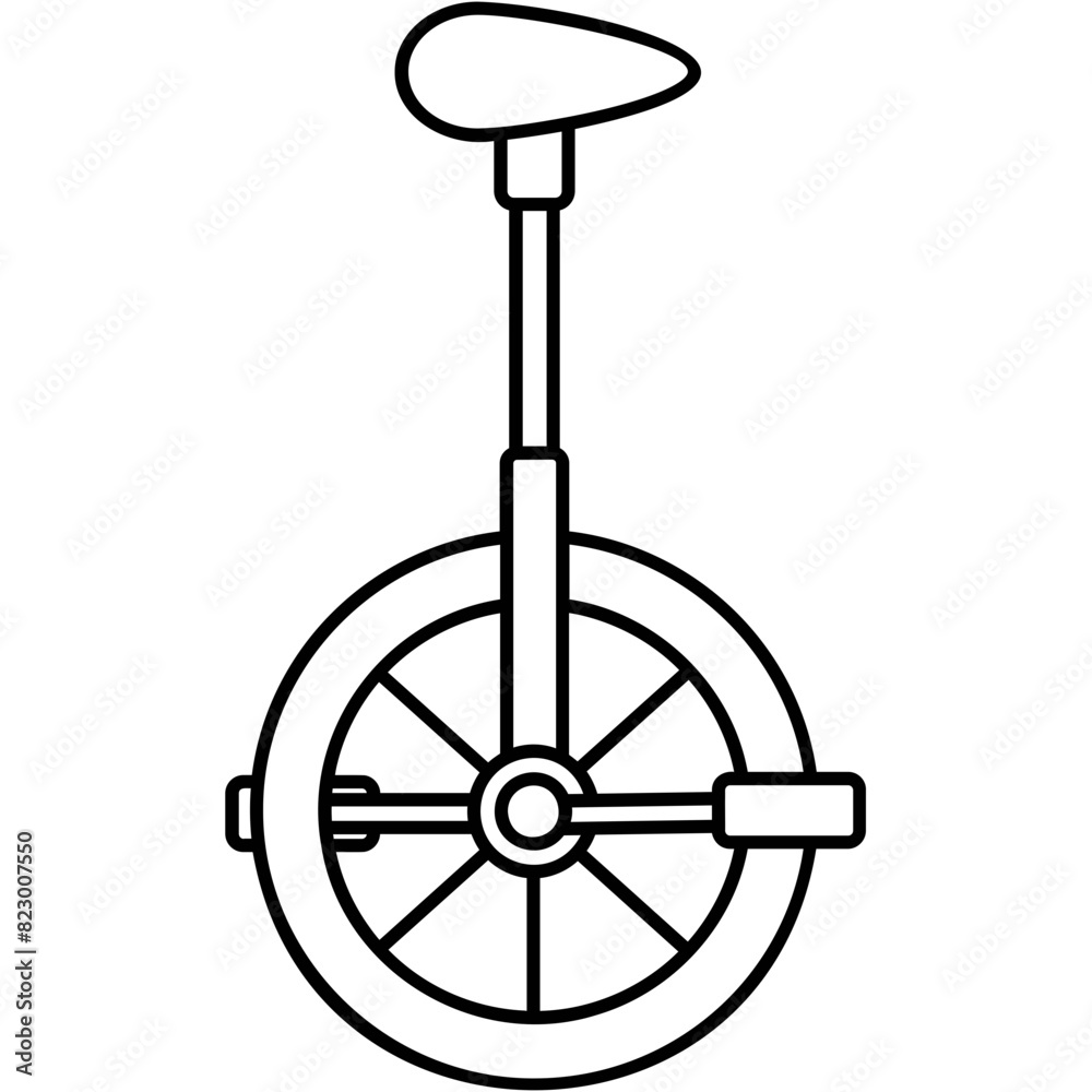 Unicycle Icon Unicycle Icon
