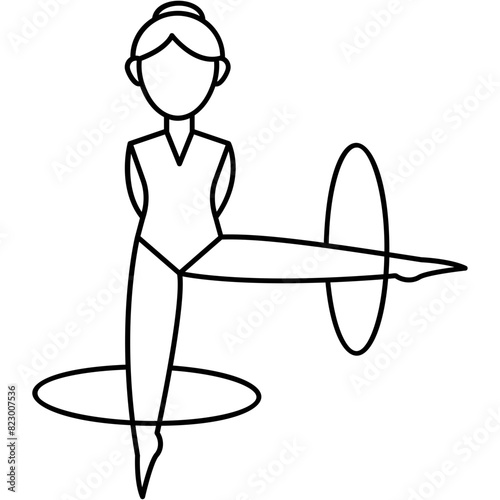 Acrobatic Hoop Icon