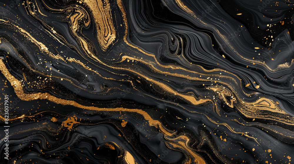 Abstract luxury black with gold Abstract luxury black with gold