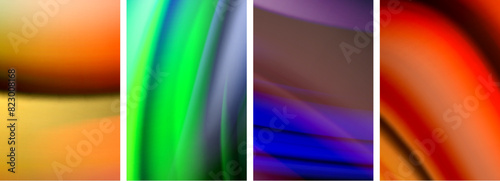 Blurred color line backgrounds. Vector Illustration For Wallpaper, Banner, Background, Card, Book Illustration, landing page