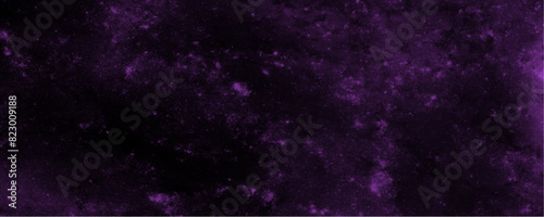 Abstract blue purple background texture. Purple nebula space text and space overlays background. Cosmic neon light blue watercolor Paper textured aquarelle deep black canvas. Space background Fantasti
