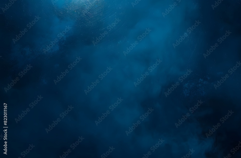 Minimalistic Blue Background with Dark Blue Shade for Design