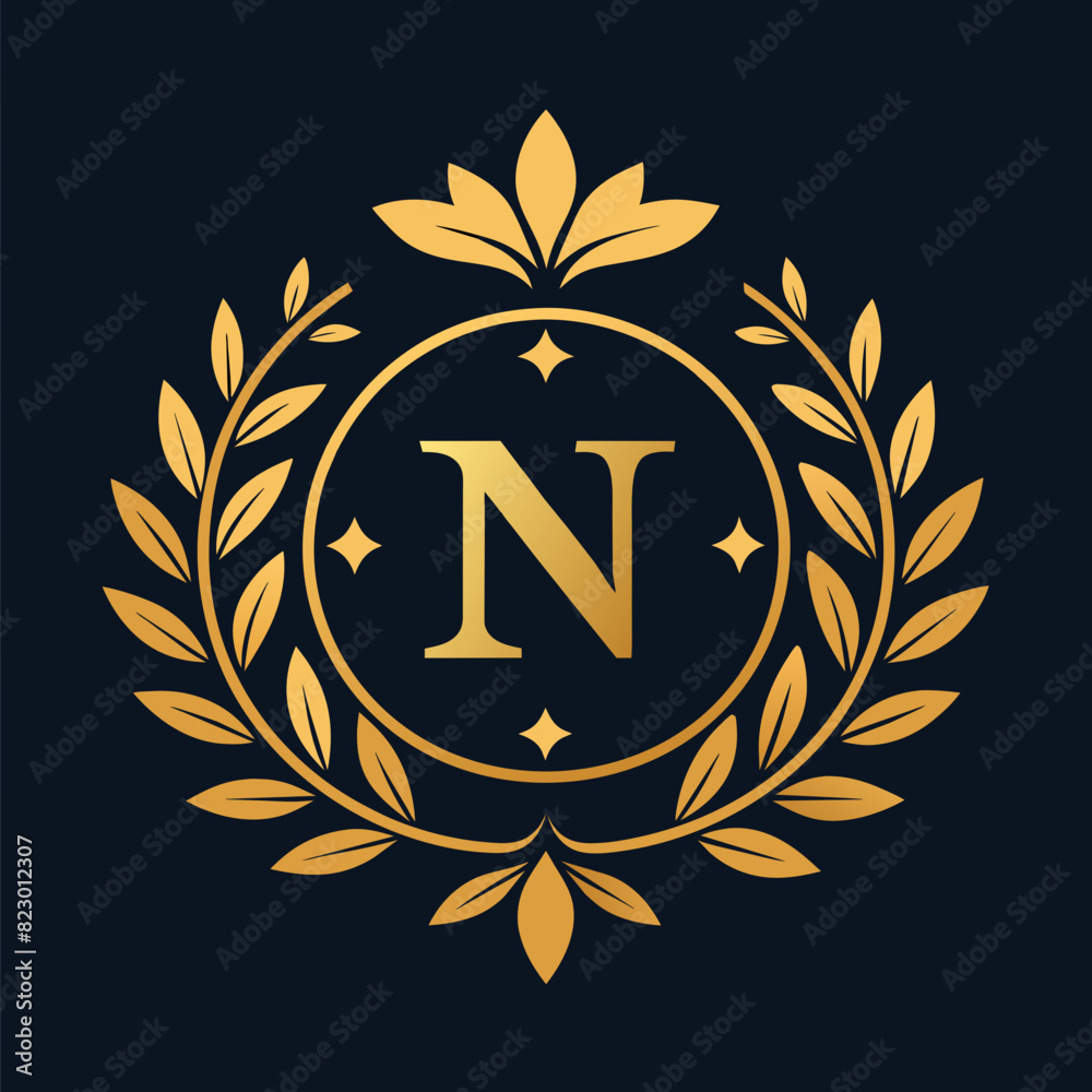 Luxurious letter logo design vector Icon illustration Luxurious letter logo design vector Icon illustration