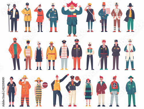 a group of people standing next to each other