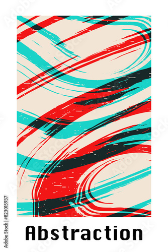Abstract pattern. Illustration for printing on wall decorations. For use in graphics.