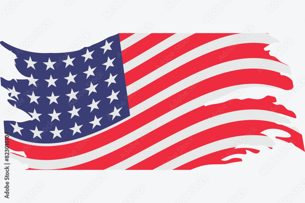 Fototapeta premium Fourth July Patriotic Background