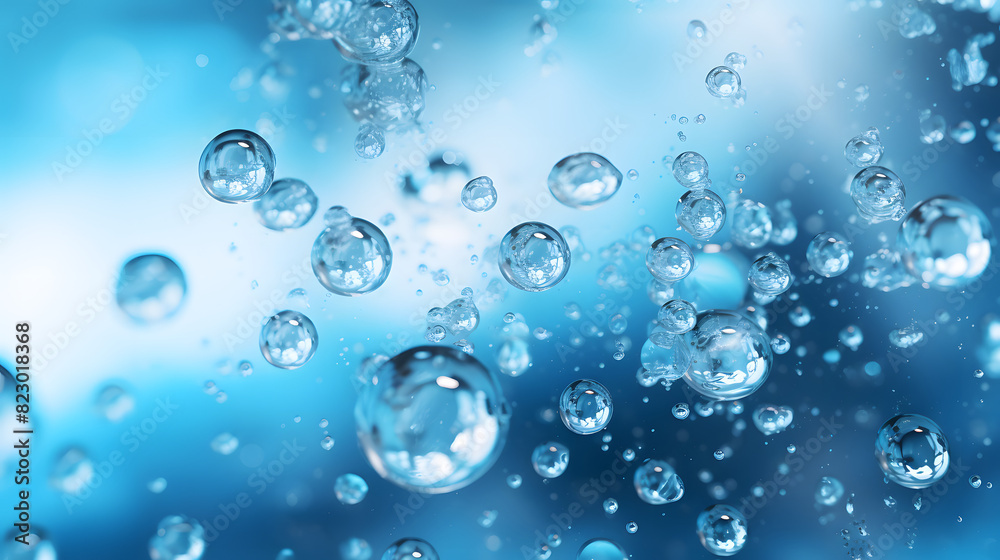 Digital blue bubble skin care products abstract poster web PPT background Digital blue bubble skin care products abstract poster web PPT background