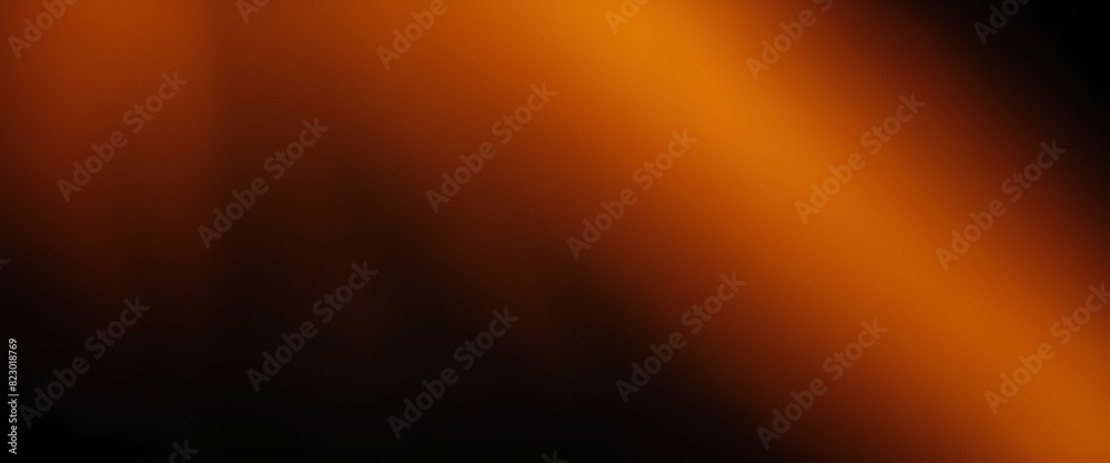Dark abstract background with a touch of orange color. 3d wide wallpaper Dark abstract background with a touch of orange color. 3d wide wallpaper