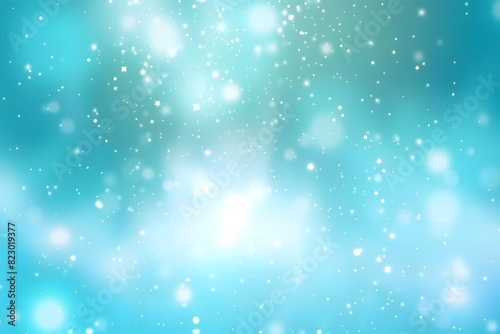 Turquoise Blurred Background with Soft Light and White Center