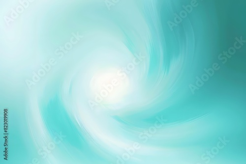 Turquoise Blurred Background with White Center