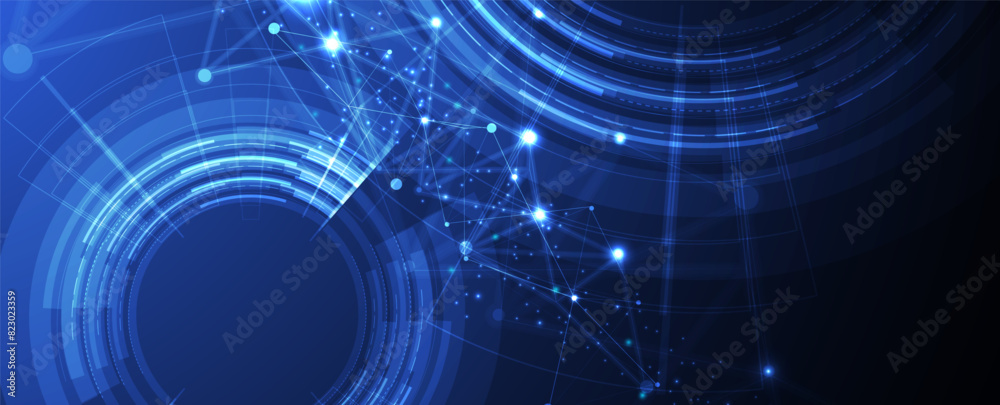 Abstract Artificial intelligence. Cloud computing. Machine learning. Technology web background. Virtual concept futuristic background. Vector art. Abstract Artificial intelligence. Cloud computing. Machine learning. Technology web background. Virtual concept futuristic background. Vector art.