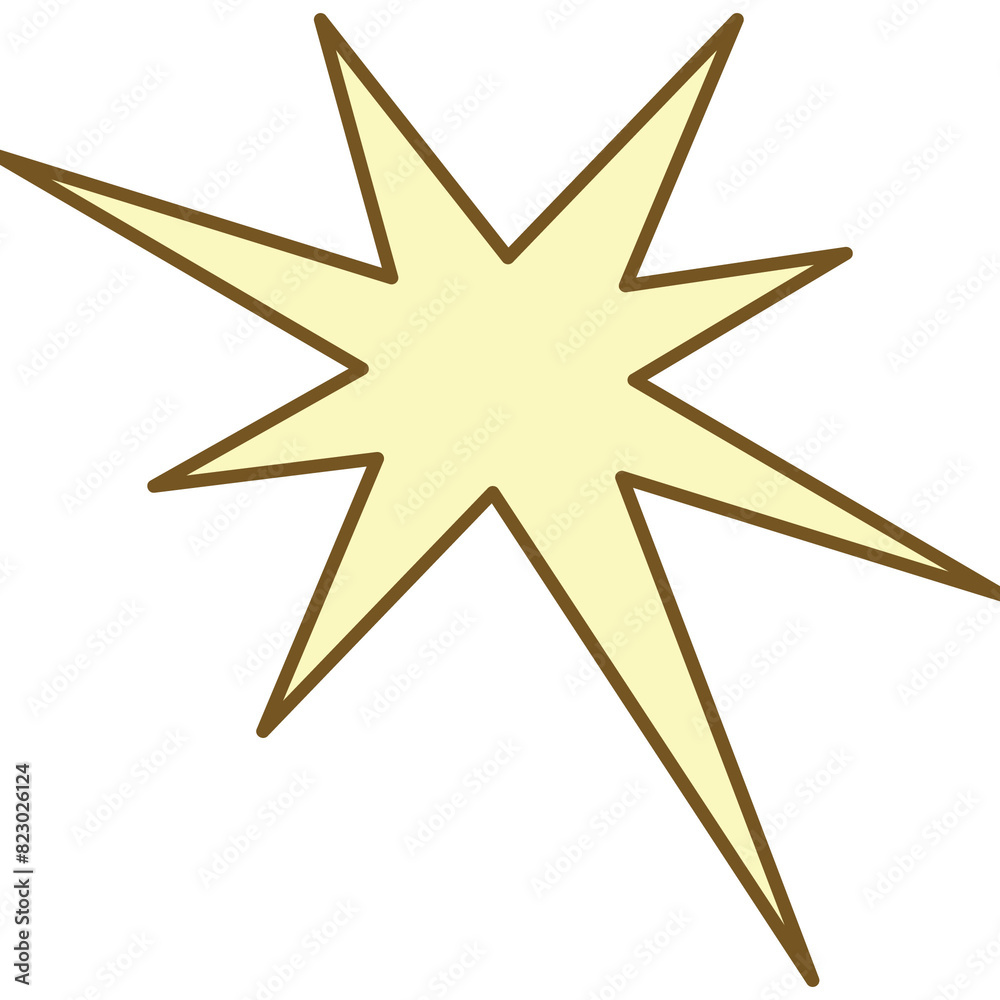 Sparkling Star Sticker Sparkling Star Sticker