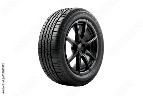 The Wandering Tire on Transparent PNG Background.
