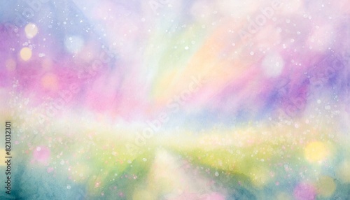 Abstract watercolor background inspired by the arrival of spring. 