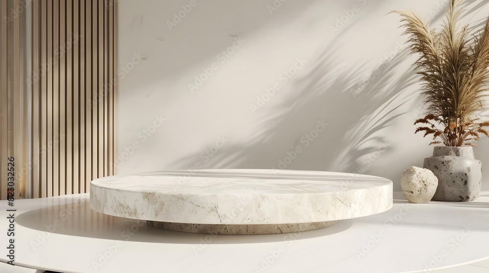 Elegant Marble Podium for Minimalist Product Showcase Elegant Marble Podium for Minimalist Product Showcase