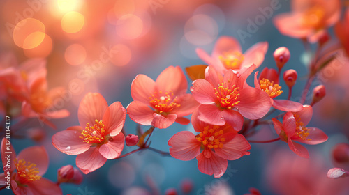 a close up of flowers