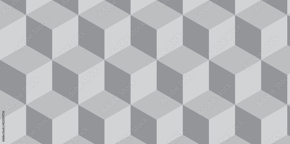 White background from cubes and lines. Geometric seamless pattern cube. Cubes mosaic shape vector design. White background from cubes and lines. Geometric seamless pattern cube. Cubes mosaic shape vector design.