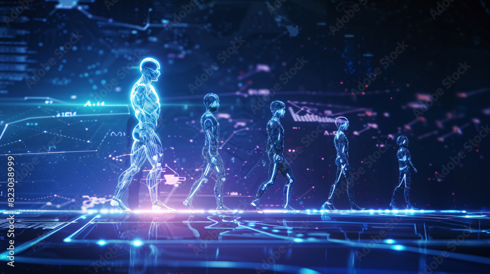 a futuristic evolution chart a futuristic evolution chart
