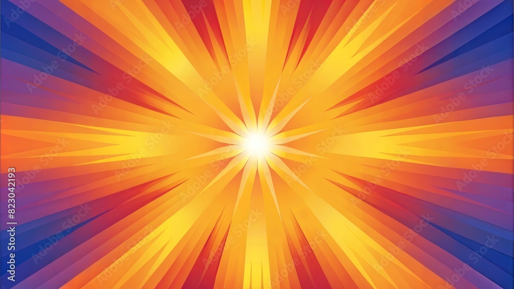 Abstract Sunburst: Radiating sunburst pattern with bright colors, offering a vibrant and energetic feel.
Sunburst background Abstract Sunburst: Radiating sunburst pattern with bright colors, offering a vibrant and energetic feel.
Sunburst background
