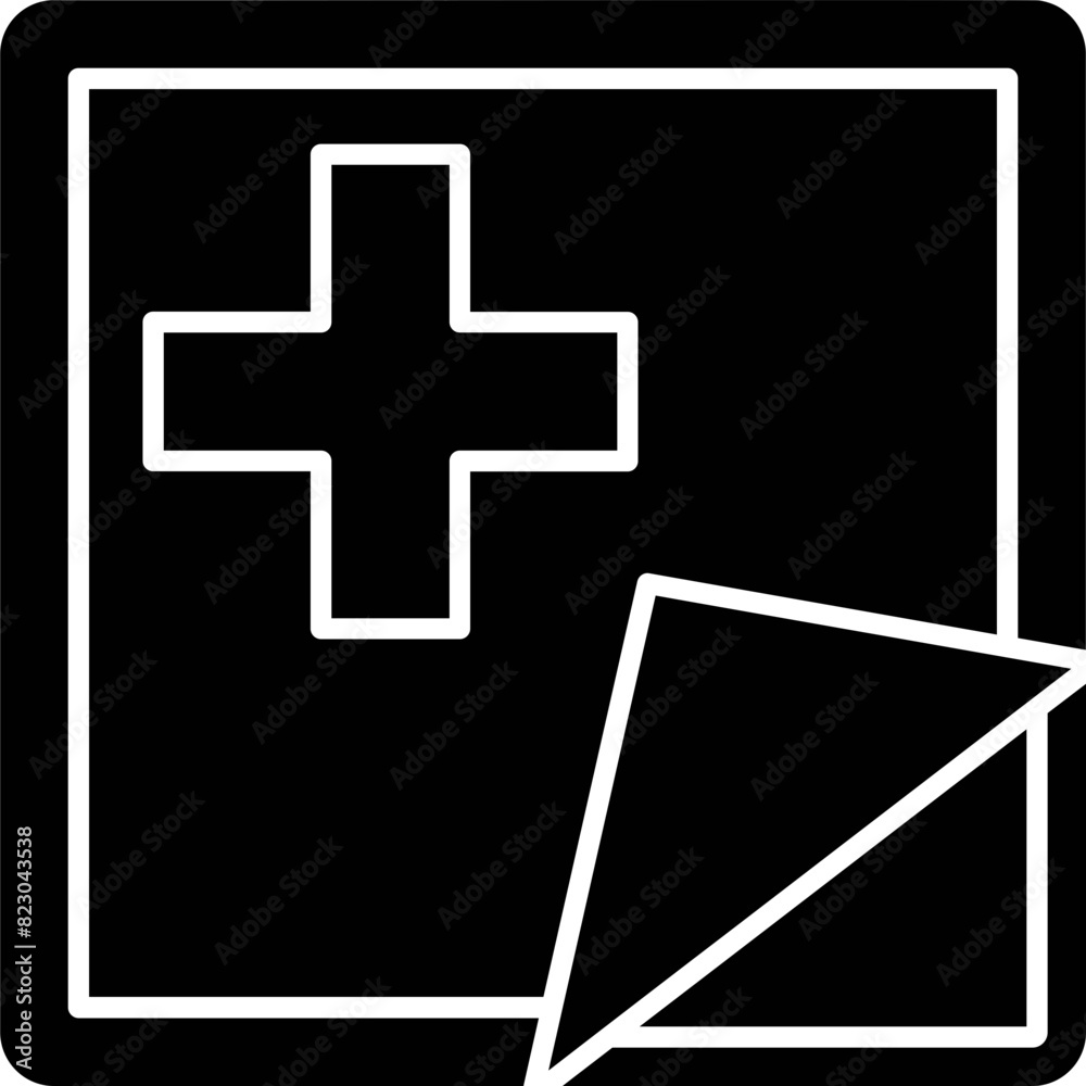 Obraz premium Thin Film Drug Icon