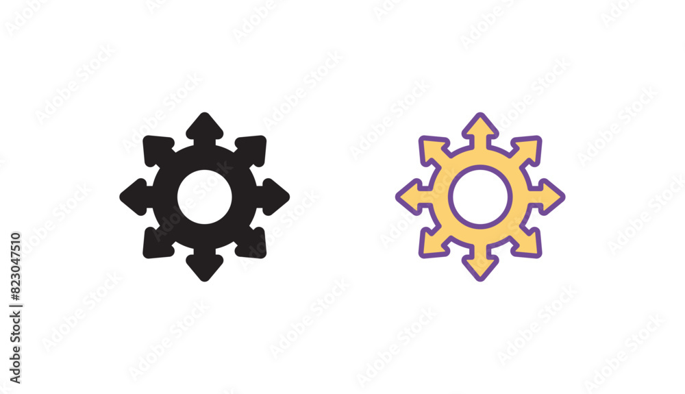 Algoritm icon design with white background stock illustration Algoritm icon design with white background stock illustration