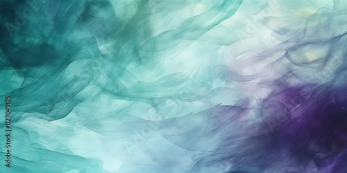  teal and purple watercolor texture background, 